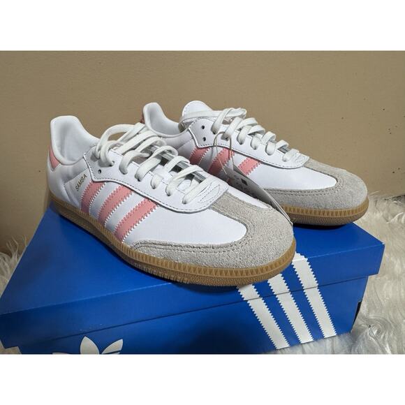 adidas Samba OG J White Semi Pink Spark JP5480 Ship Now Samba main image 6